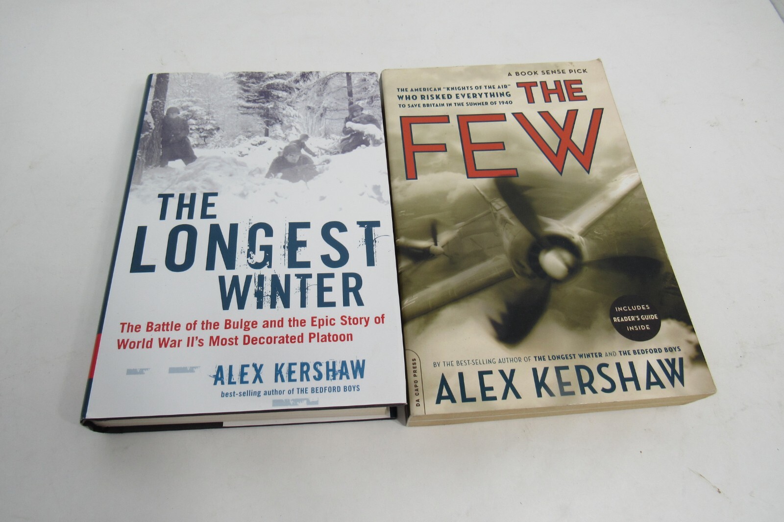 Set of Two Alex Kershaw Books The Few and The Longest Winter