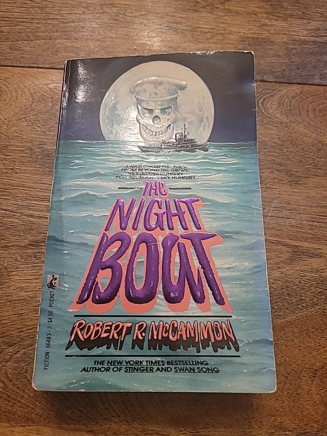 THE NIGHT BOAT Robert R McCammon 1988 1st Pocket Books Printing