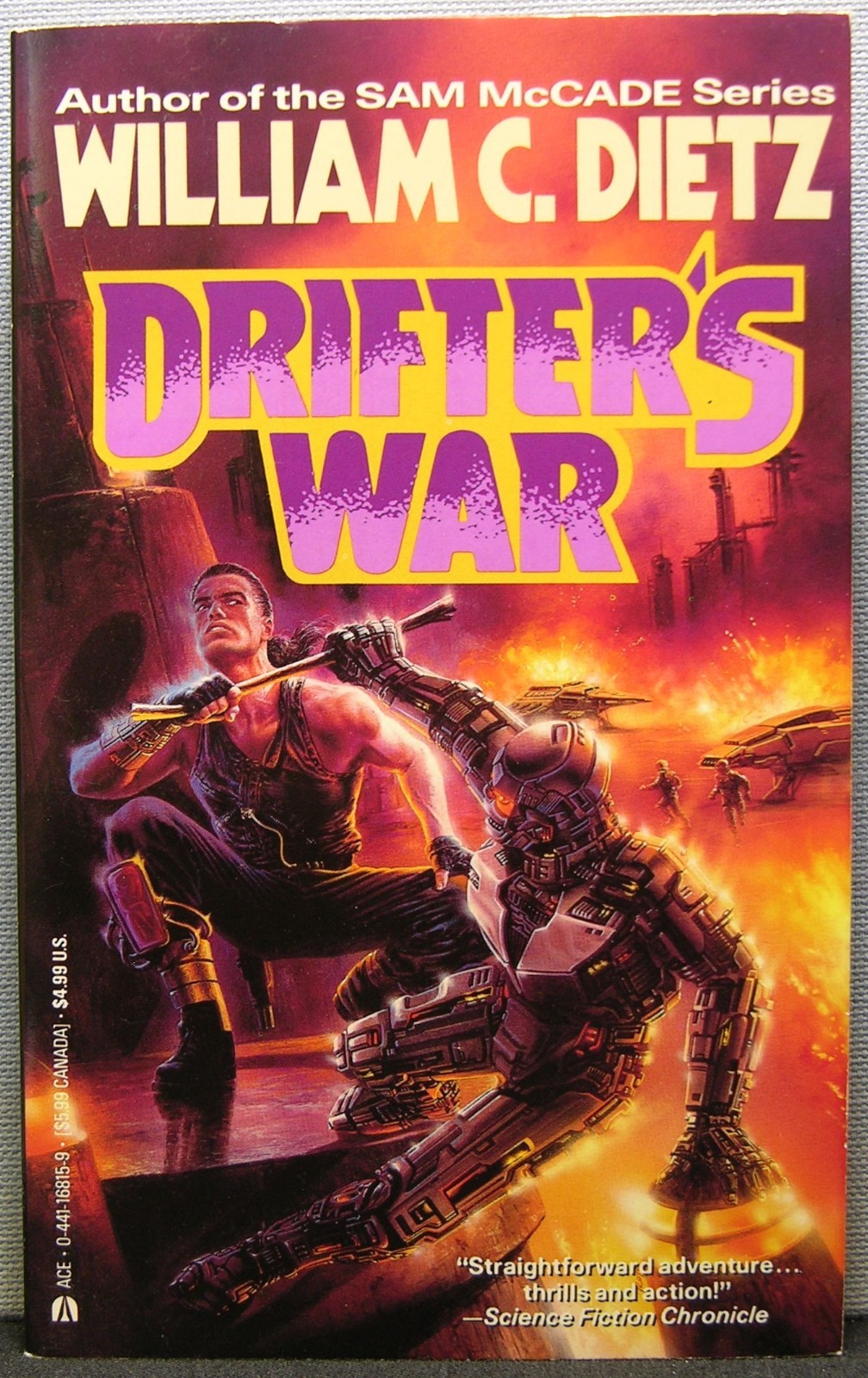 Dietz, William C. – Drifter’s War [Lando #3] PBO 1st Edition 1992 Very Good+