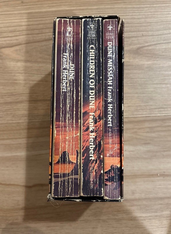 Vintage Dune Trilogy Complete Box Set 1977 Berkley Medallion Frank Herbert