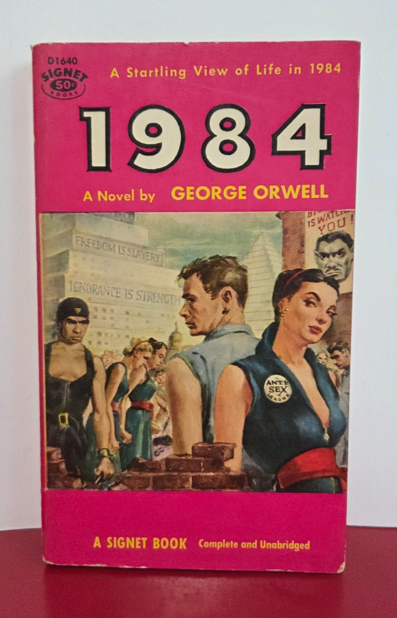 1984 — George Orwell | 1958 Signet D1640 16th Printing Vintage PB