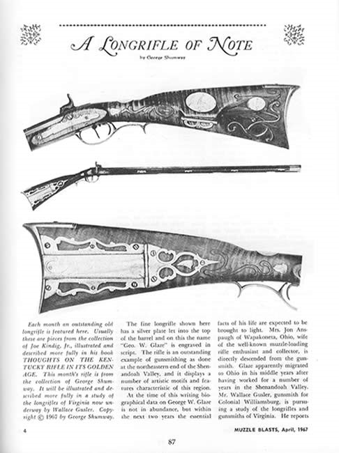 Longrifle Articles Published in Muzzle Blasts 1965-2001, Vol 2 Antique Rifles