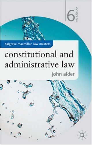 Constitutional and Administrative Law (Palgrave Macmillan Law M