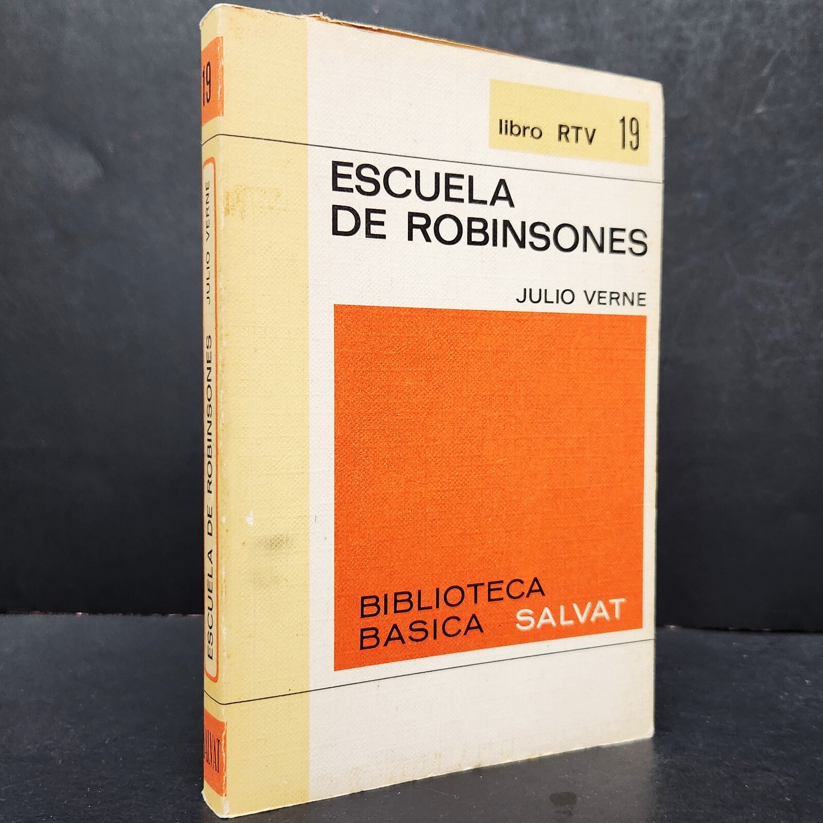 Julio Verne Escuela De Robinsones 1969 libro RTV 19 Biblioteca Salvat