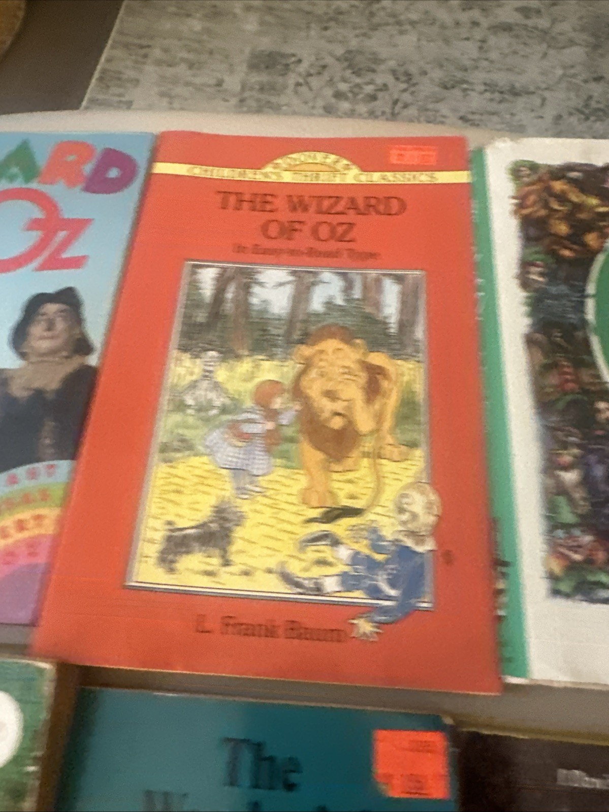 Lot of 8 vtg Wizard of Oz books cookbook Ozma