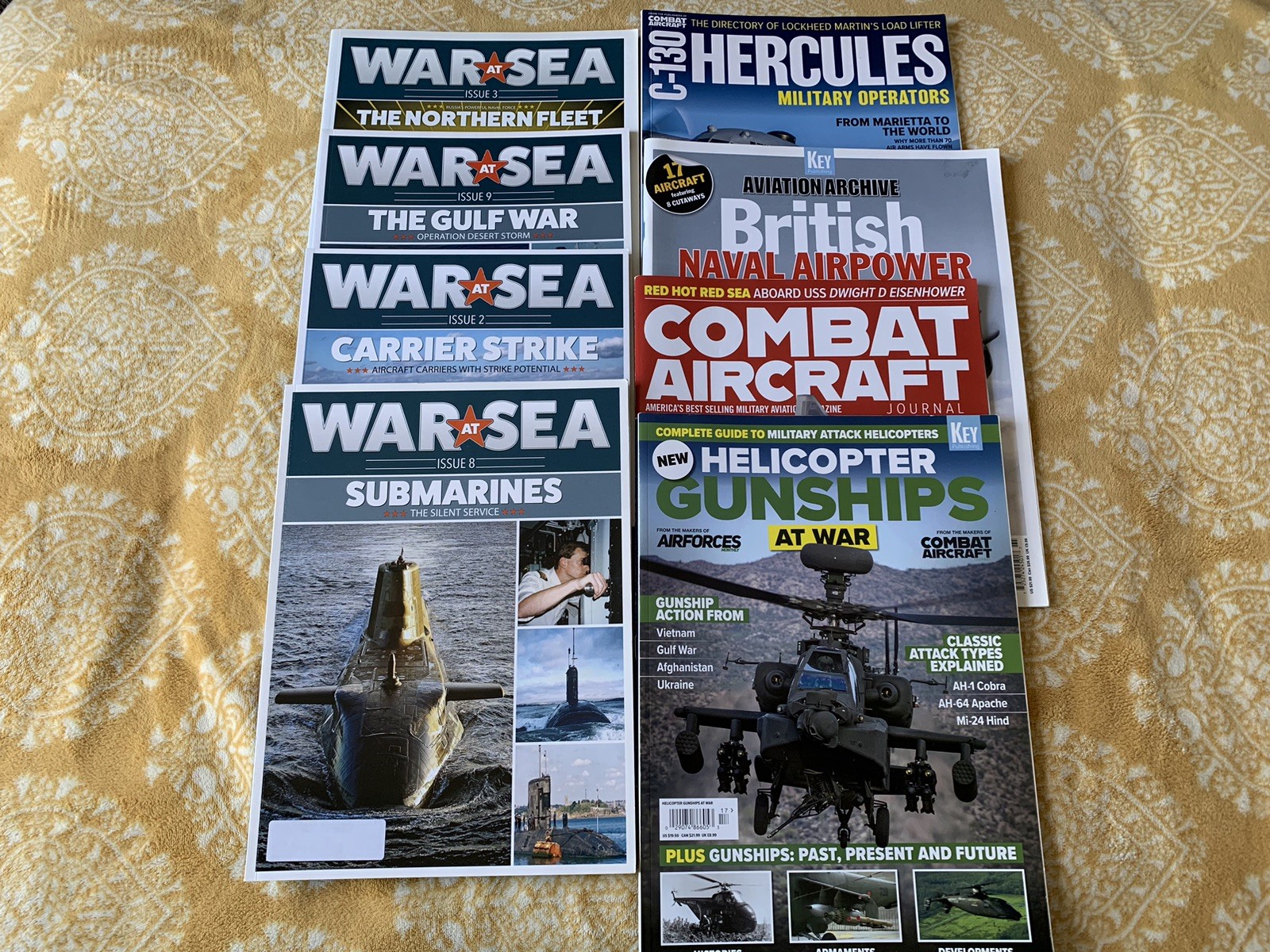 LOT OF 8 Military Magazines Naval Aviation Combat Key Kelsey Publications