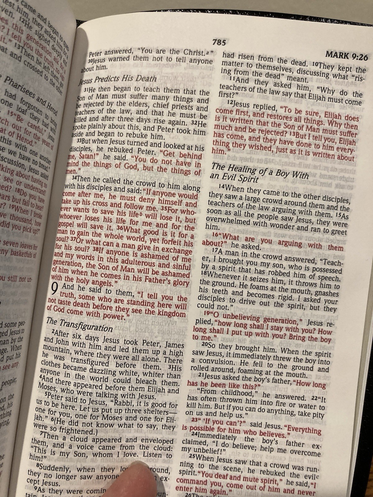 Sealed! NIV 1984 Thinline Bible | Black Bonded Leather| 6.3 point font