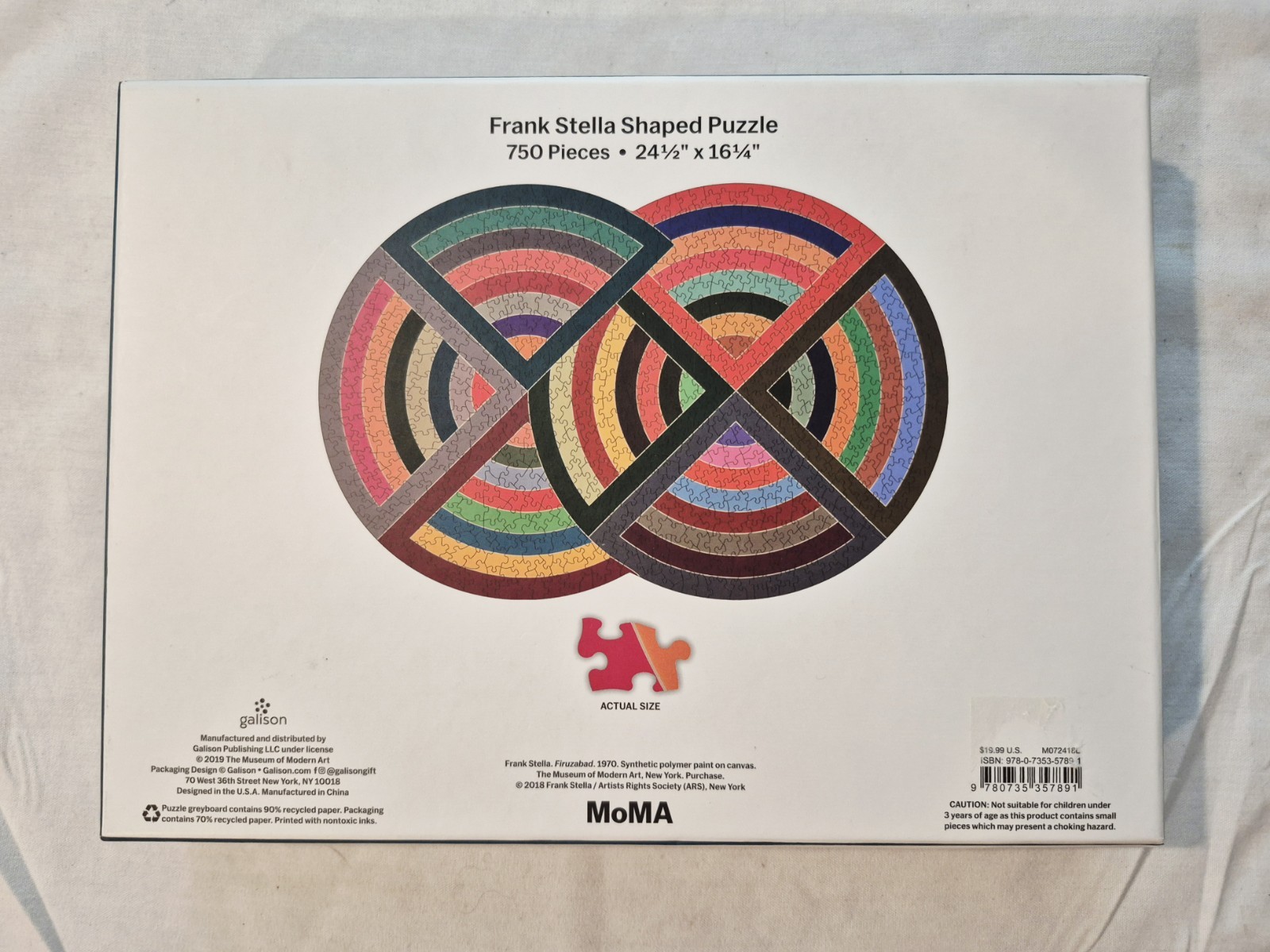 Frank Stella Firuzabad 750 Piece Shaped Puzzle New