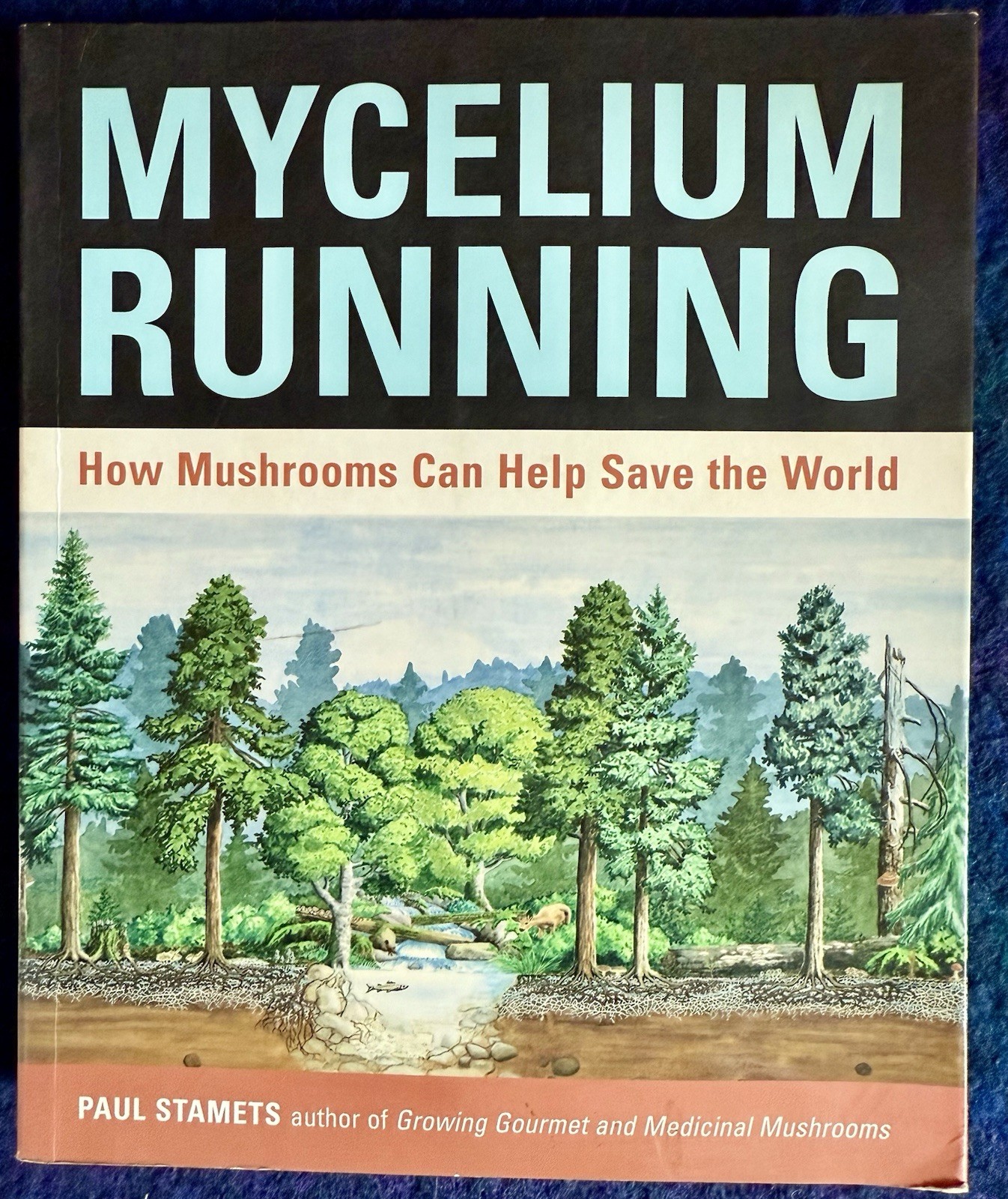 Mycelium Running Paul Stamets PB Permaculture Fungi Ecology Like New