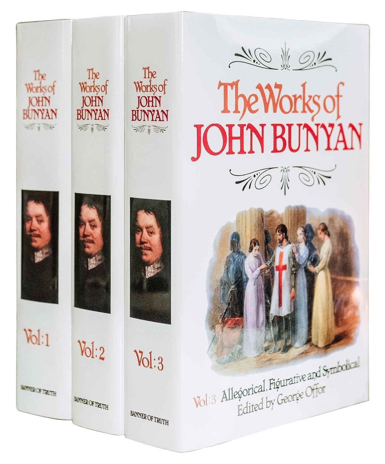 The Works of John Bunyan by John Bunyan 3 volume set Hardcover dustjackets