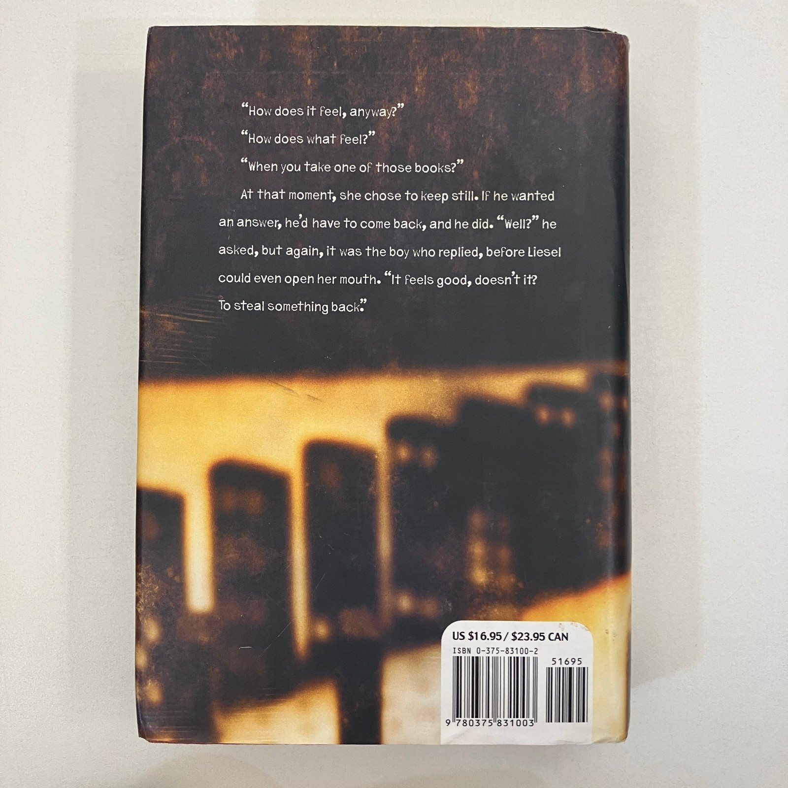 Markus Zusak The Book Thief First American Edition HCDJ 2006 Alfred A. Knopf
