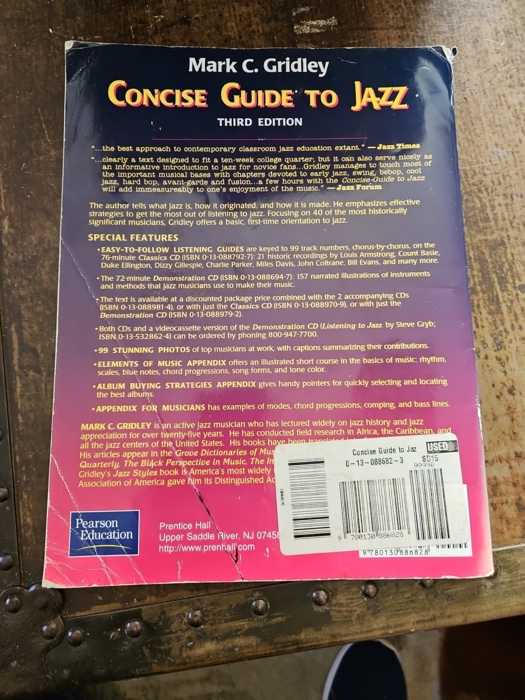 Concise Guide to Jazz (3rd Edition) by Mark Gridley 246 Pages