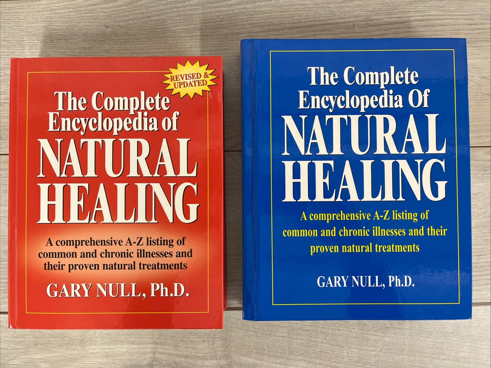 The Complete Encyclopedia Of Natural Healing Gary Null, Ph.D Lot Of 2 D2