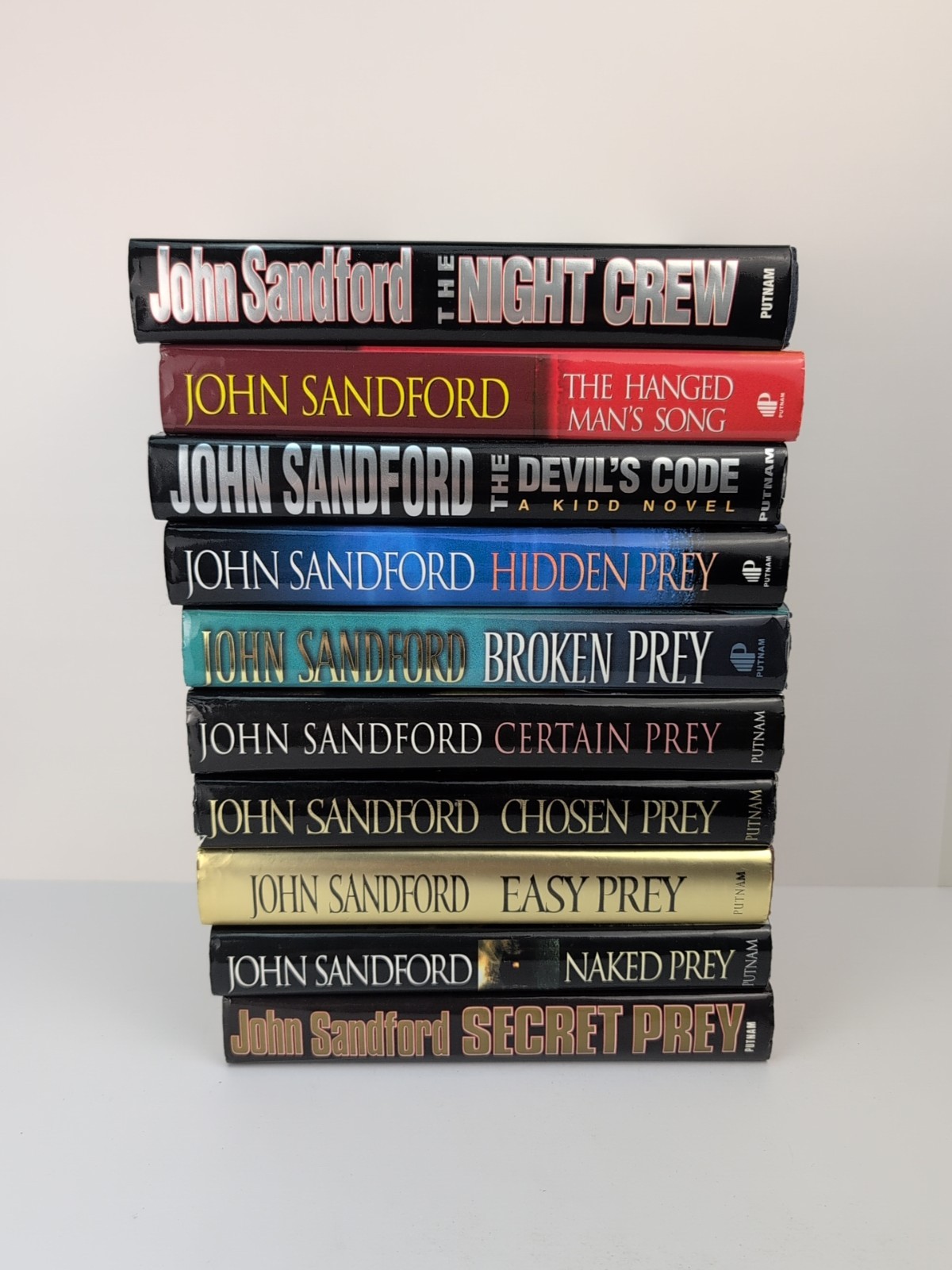SIGNED* John Sandford 10 HC Book Lot Prey Series 1st Edition/Printings HC/DJ