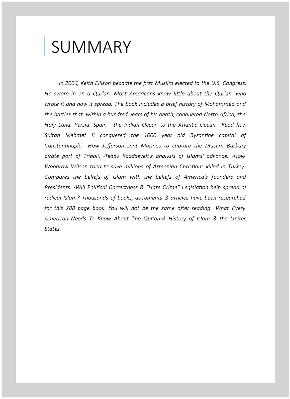 What Every American Needs to Know About the Qur’an : A History of Islam & the…