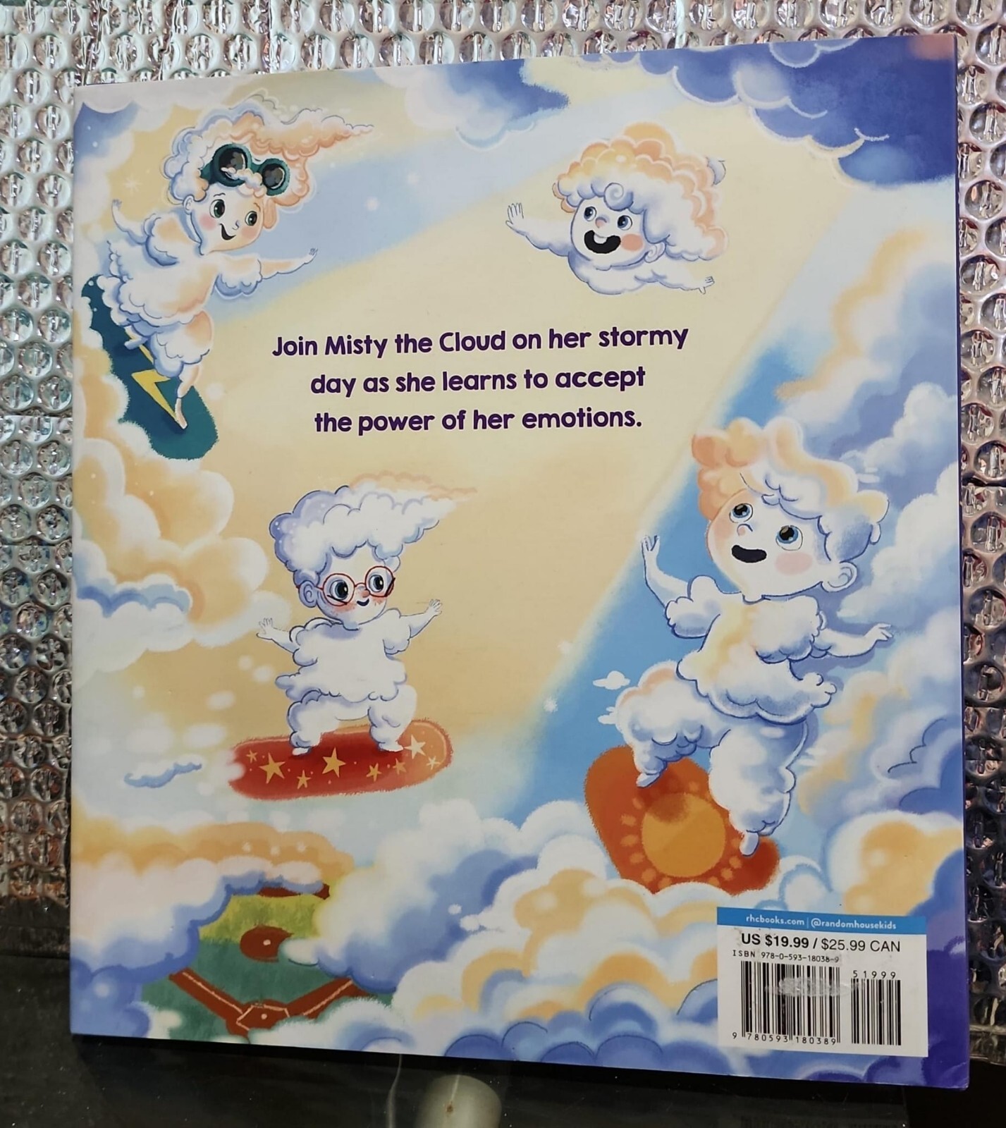 MISTY THE CLOUD A VERY STORMY DAY HARDCOPY NEW!