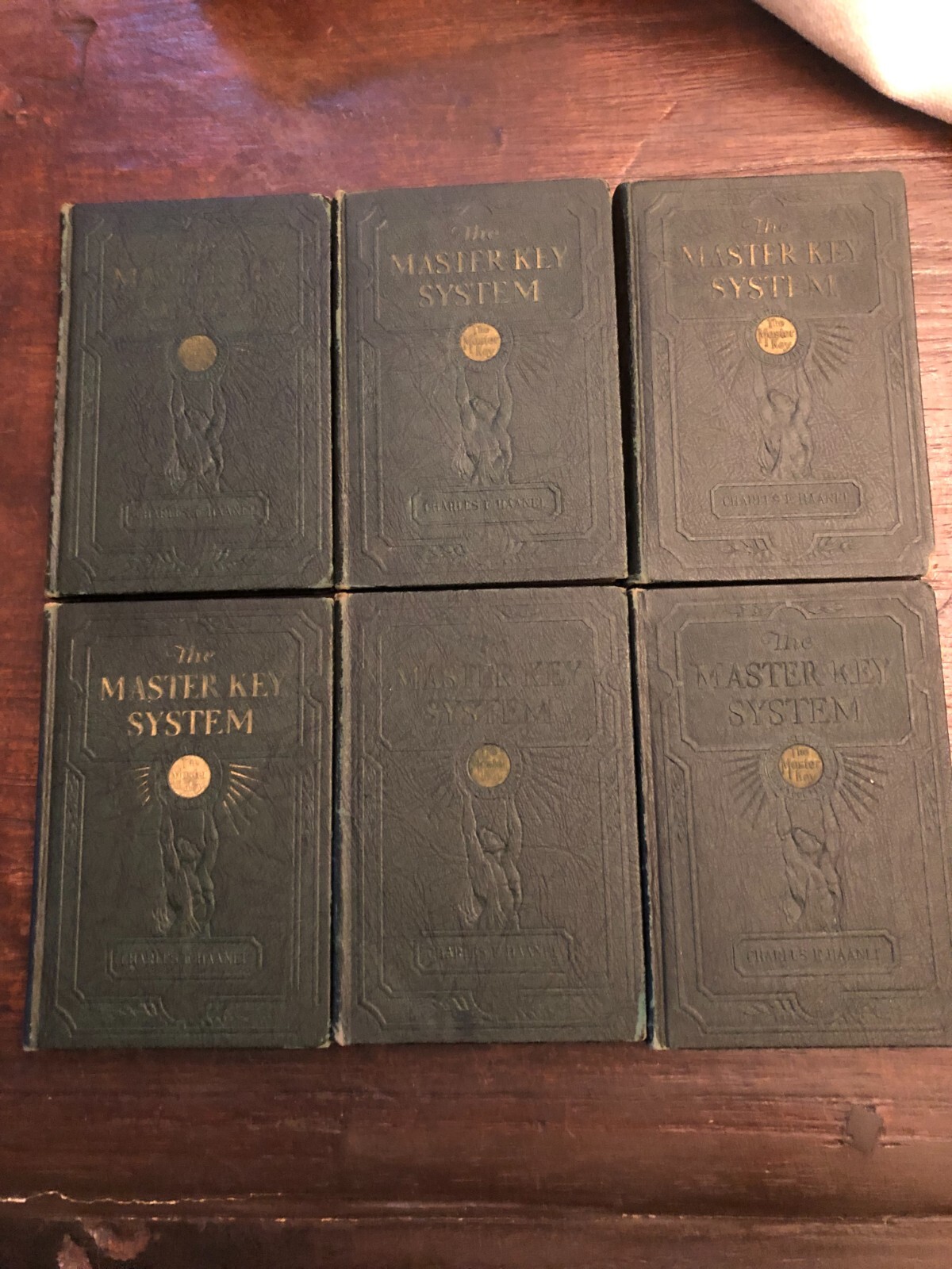 Vintage “The Master Key System” Charles F. Haanel 1919 Vol. I,II,IV,V,VI, & VII
