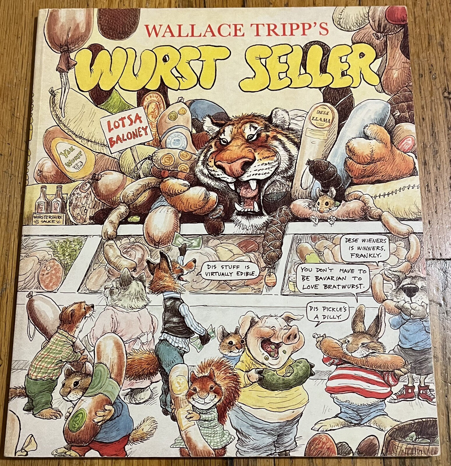 WALLACE TRIP’S WURST SELLER : by Wallace Tripp : vintage 1981