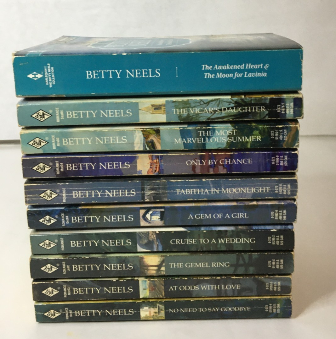 Betty Neels Lot of 10 – Tabitha Moonlight Daughter Summer Love Gem Ring Wedding