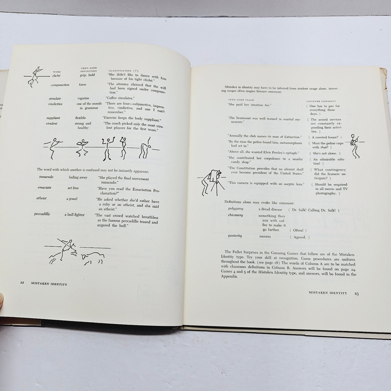 Humorous Language Book – Pullet Surprises – Amsel Greene 1970 Sultana Press