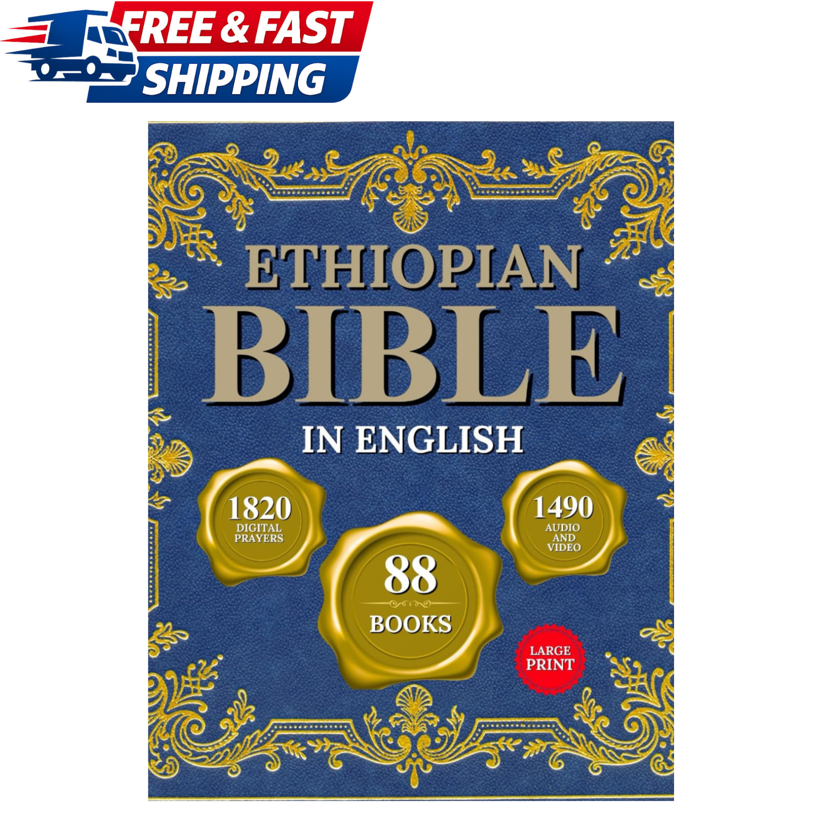 THE COMPLETE ETHIOPIAN BIBLE IN ENGLISH (Large Print, Illustrated Edition): Incl