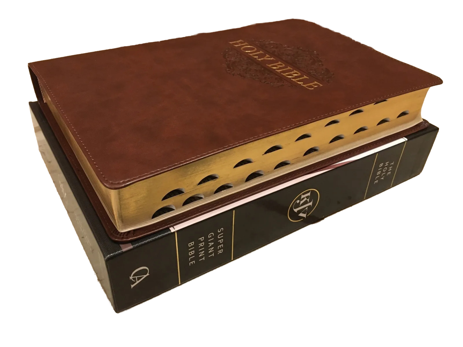 KJV Super Giant Print Bible – 17pt font ~ Faux Leather ~ Red Letter ~ Indexed