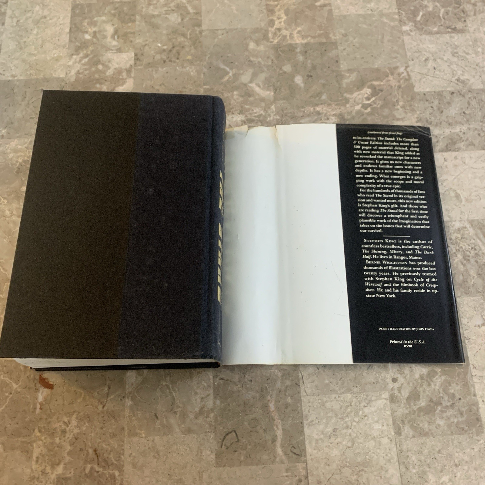 Stephen King The Stand For the First Time Complete & Uncut First Edition HCDJ!