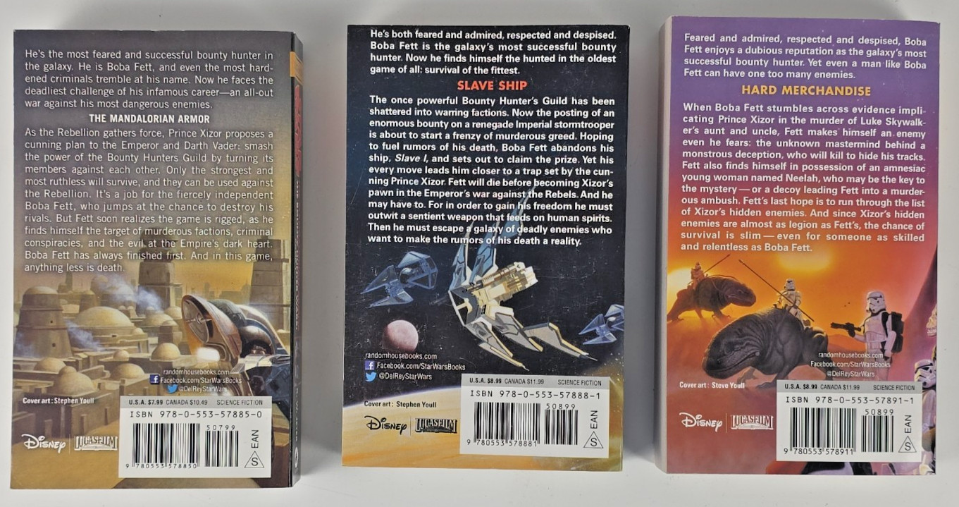 9 Star Wars Legends Paperbacks ~ Thrawn & Bounty Hunter Trilogy ~ More