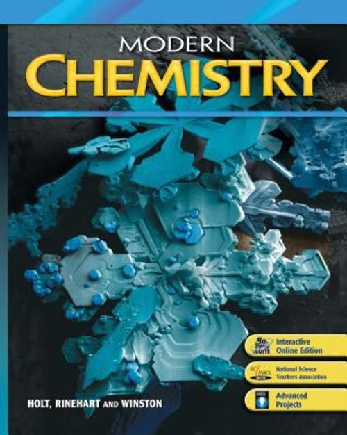 Modern Chemistry Hardcover Rinehart and Winston Staff Holt
