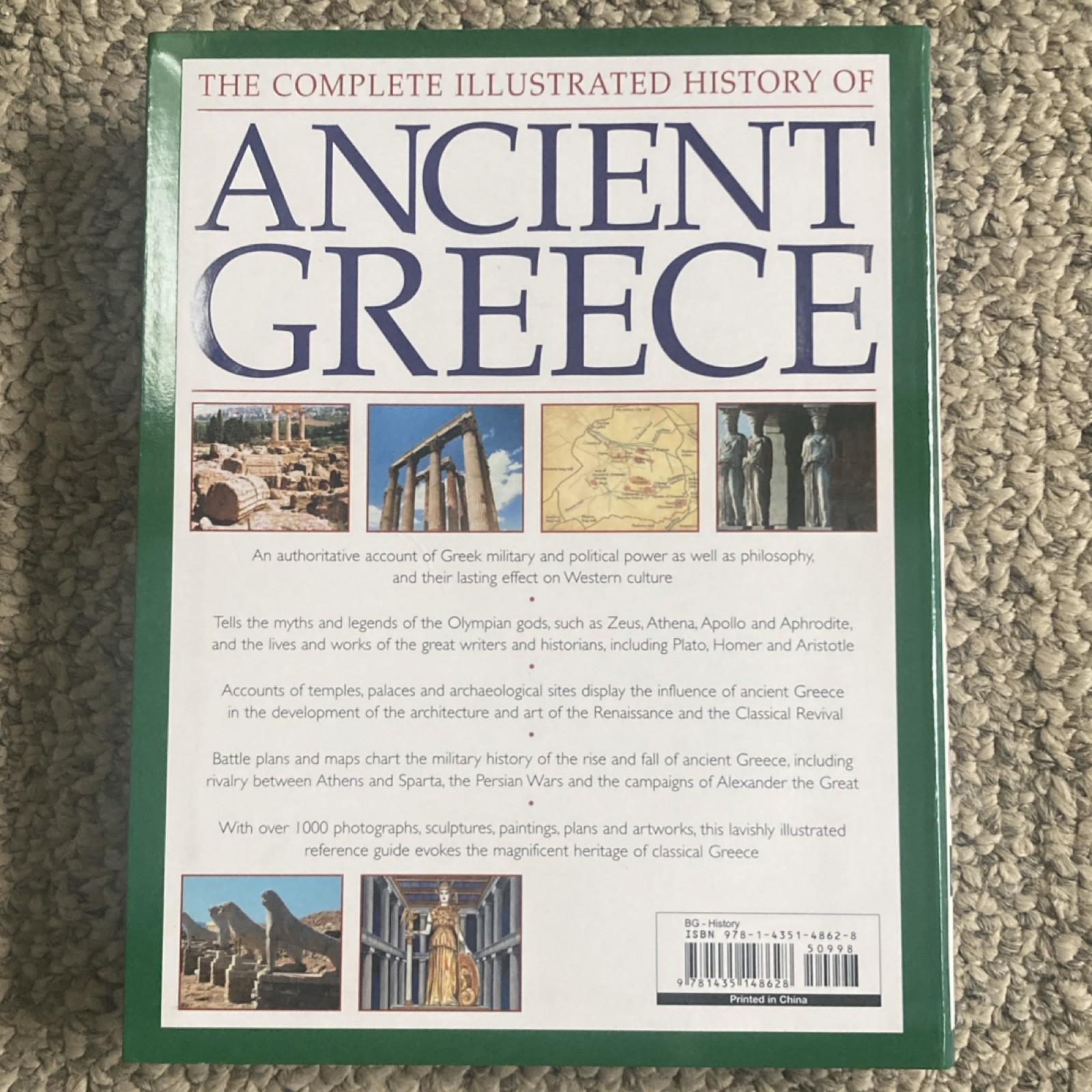 Nigel Rodgers Complete Illustrated History Ancient Greece Hardcover Hermes House
