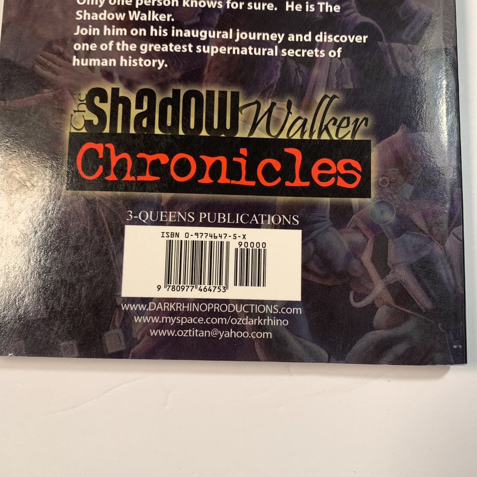 Shadow Walker Chronicles Oz Wilson Jr. 2007 Science Fiction 3-Queens