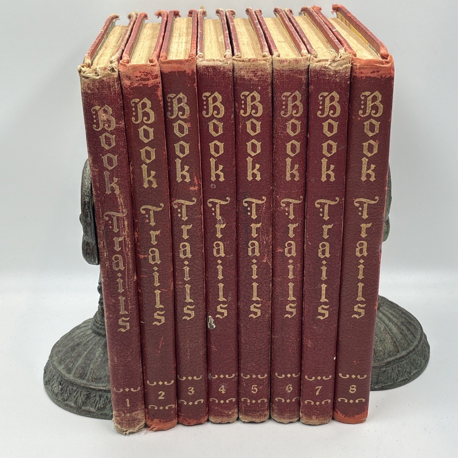 Book Trails High Road to Adventure Complete 8 Vol Set 1946 Shepard Lawrence HC