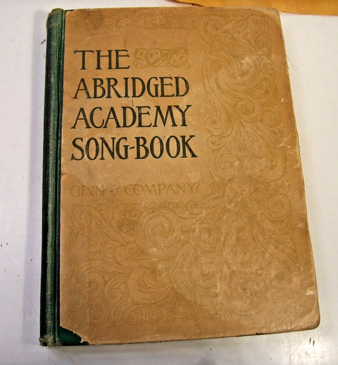The Abridged Academy Song Book 1903 Hardcover Used Book Vintage 265 pages