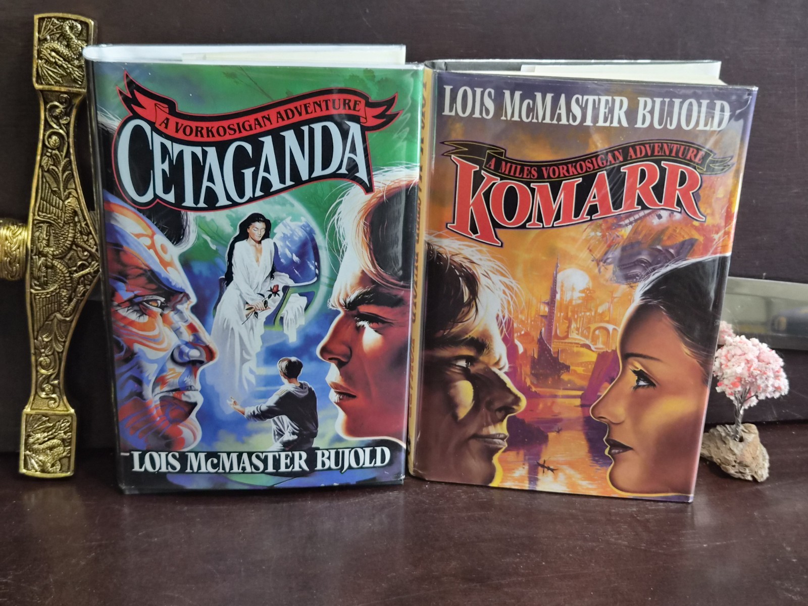 ​​​Lois McMaster Bujold VORKOSIGAN SAGA 4-Book Set 1996-2002 Miles BCE HCDJ VG+