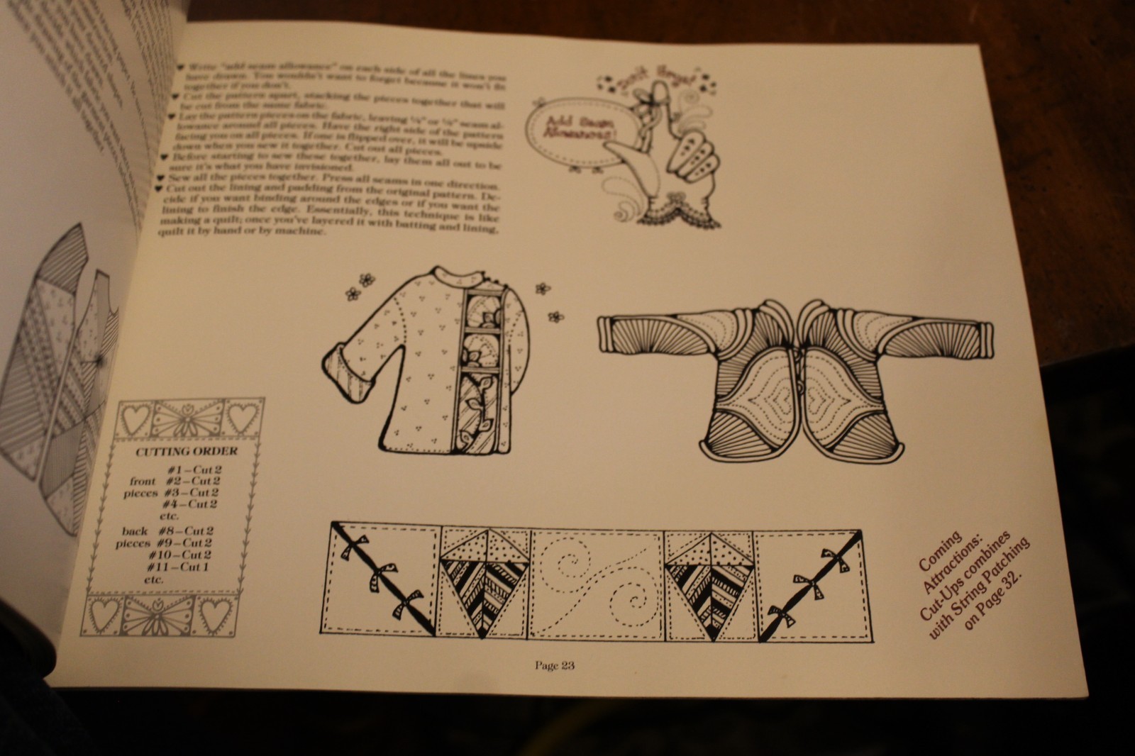A Patchworthy Apparel Book ~ Jean Wells ~ 1981 Yours Truly SC Ill.
