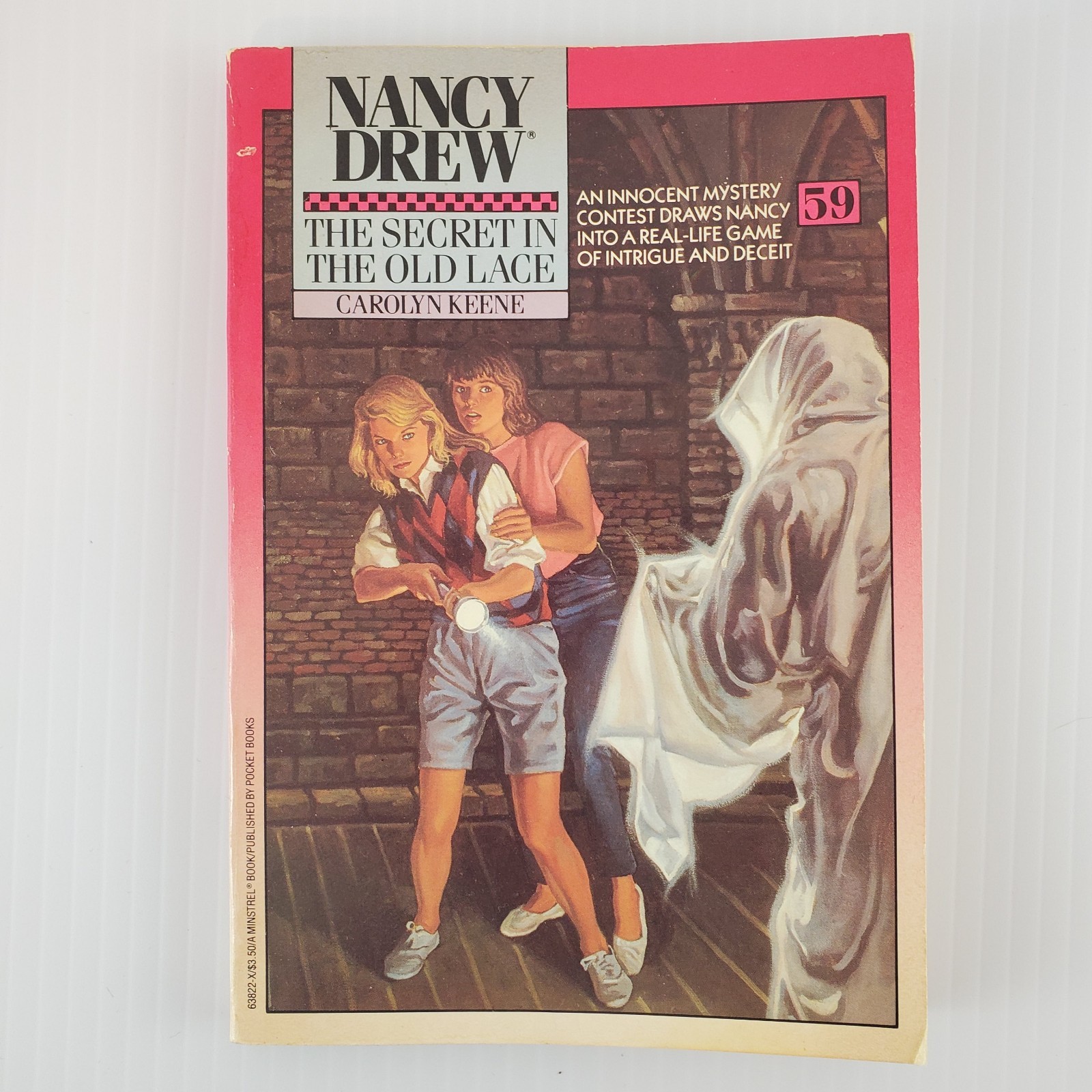 Nancy Drew The Secret In The Old Lace #59 Minstrel VTG Cover Carolyn Keene 1988
