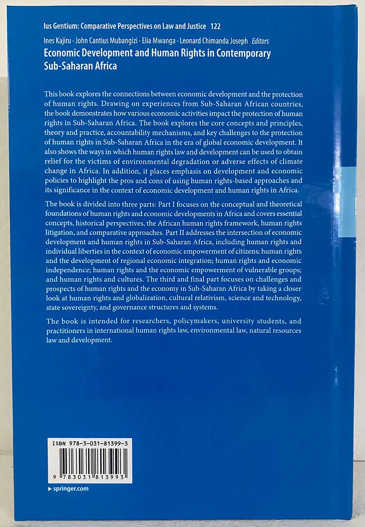 Economic Development and Human Rights in Contemporary Sub-Saharan Africa (Ius ..