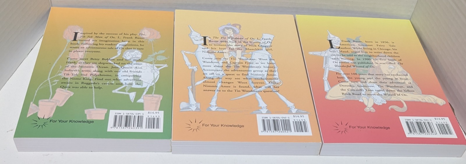 Lot of 14 The Wizard of Oz Sequel Series Paperback Books by L. Frank Baum