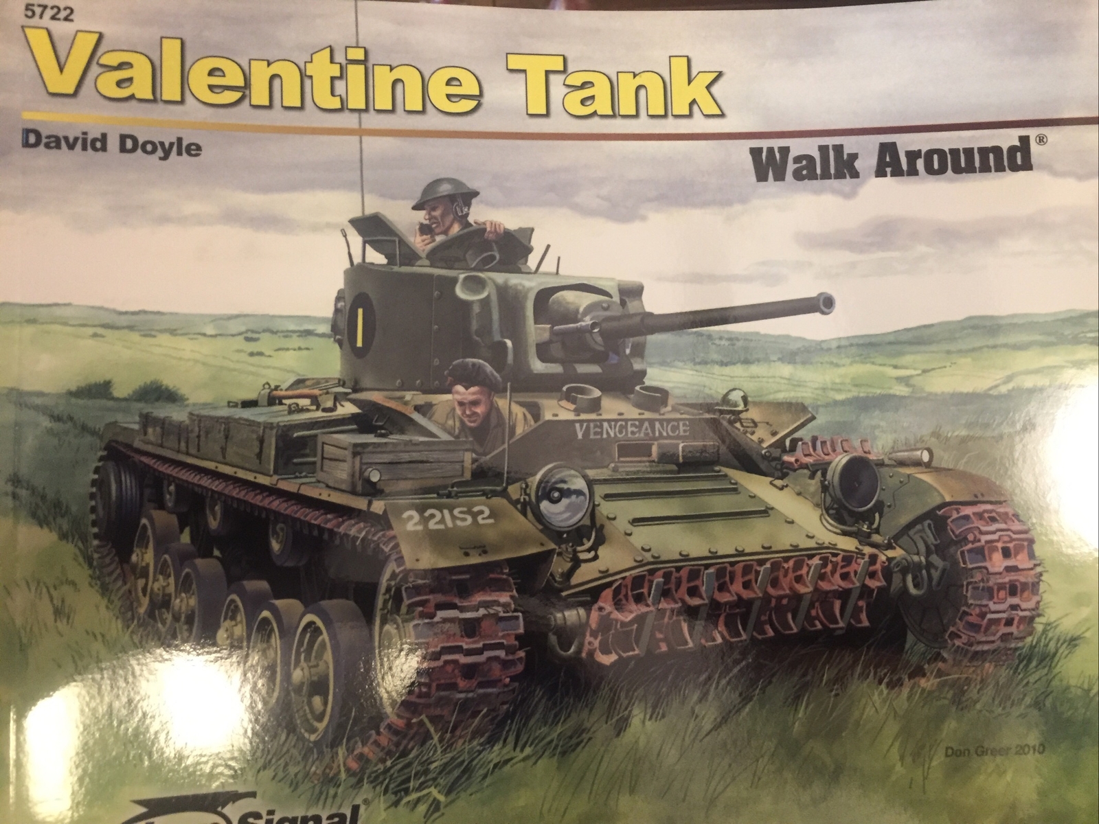 Squadron Signal Publications Valentine Tank Walk Around No.22 Book #5722 New!!