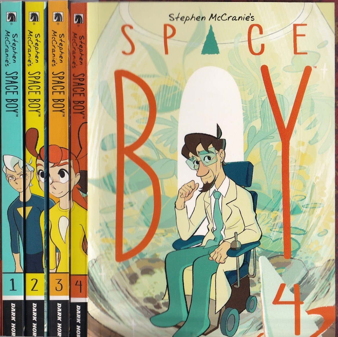 SPACE BOY 1-4 Stephen McCranie Dark Horse Large Softcovers 1ST PRINTINGS
