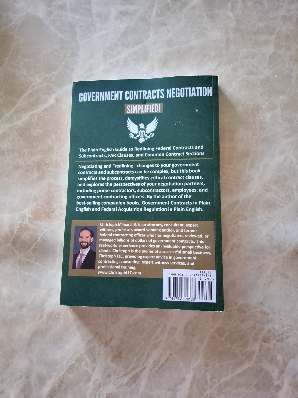 Goverment Contrats Negotiation Simplified by Christoph Mlinarchik Paperback