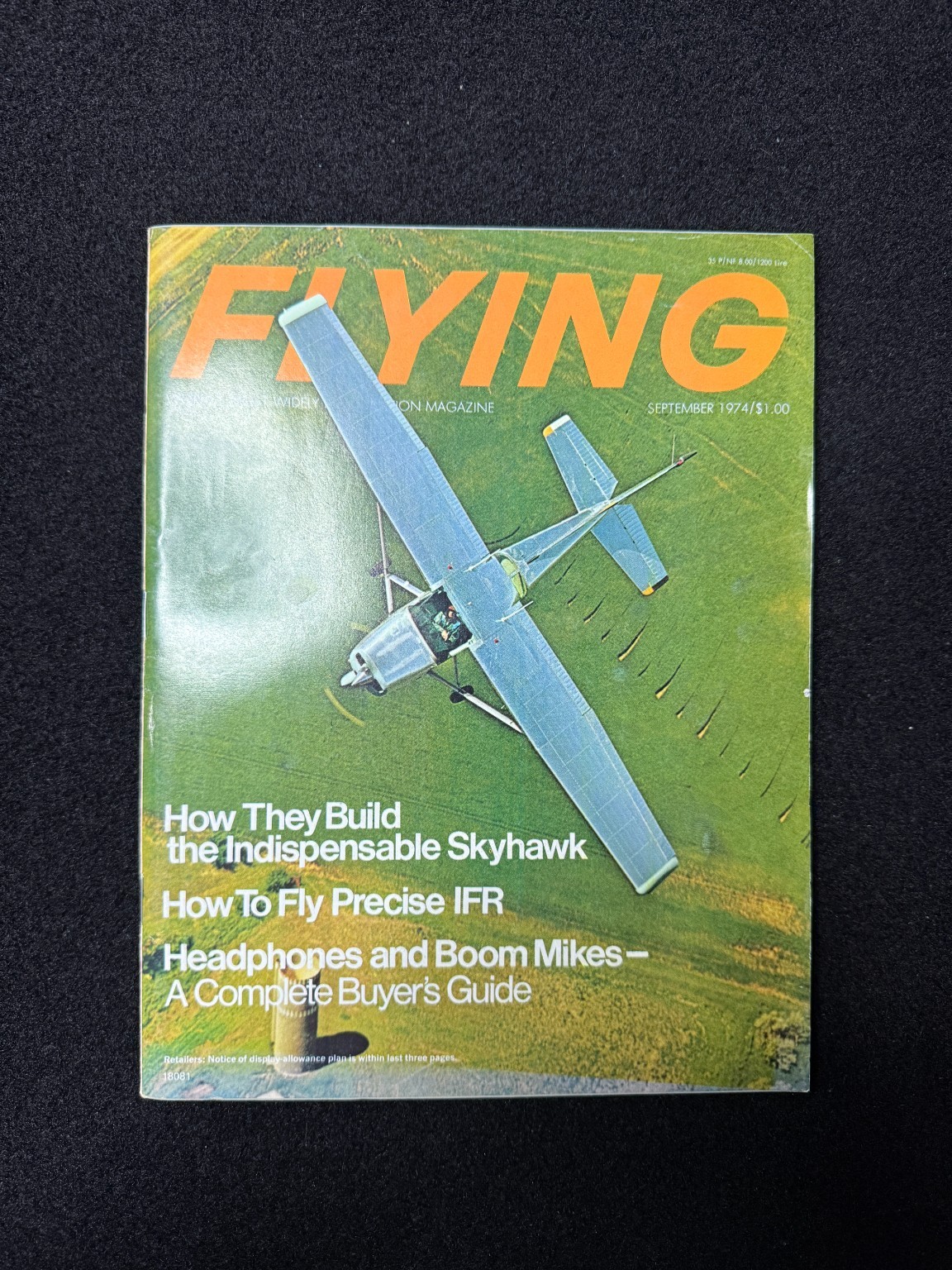 Flying Magazine September 1974 Cessna Skyhawk Aviation Aircraft Pilot IFR