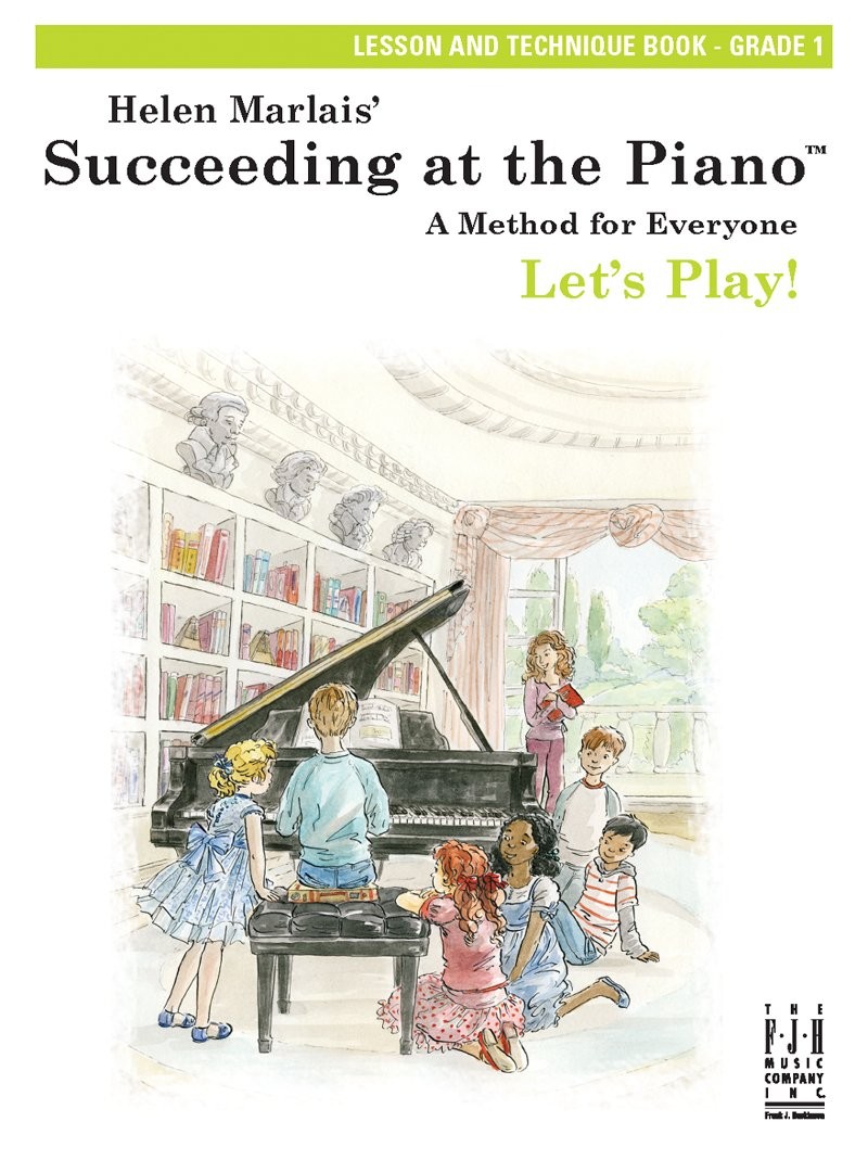 Succeeding at the Piano, Lesson and Technique Book – Grade 1 (with CD)