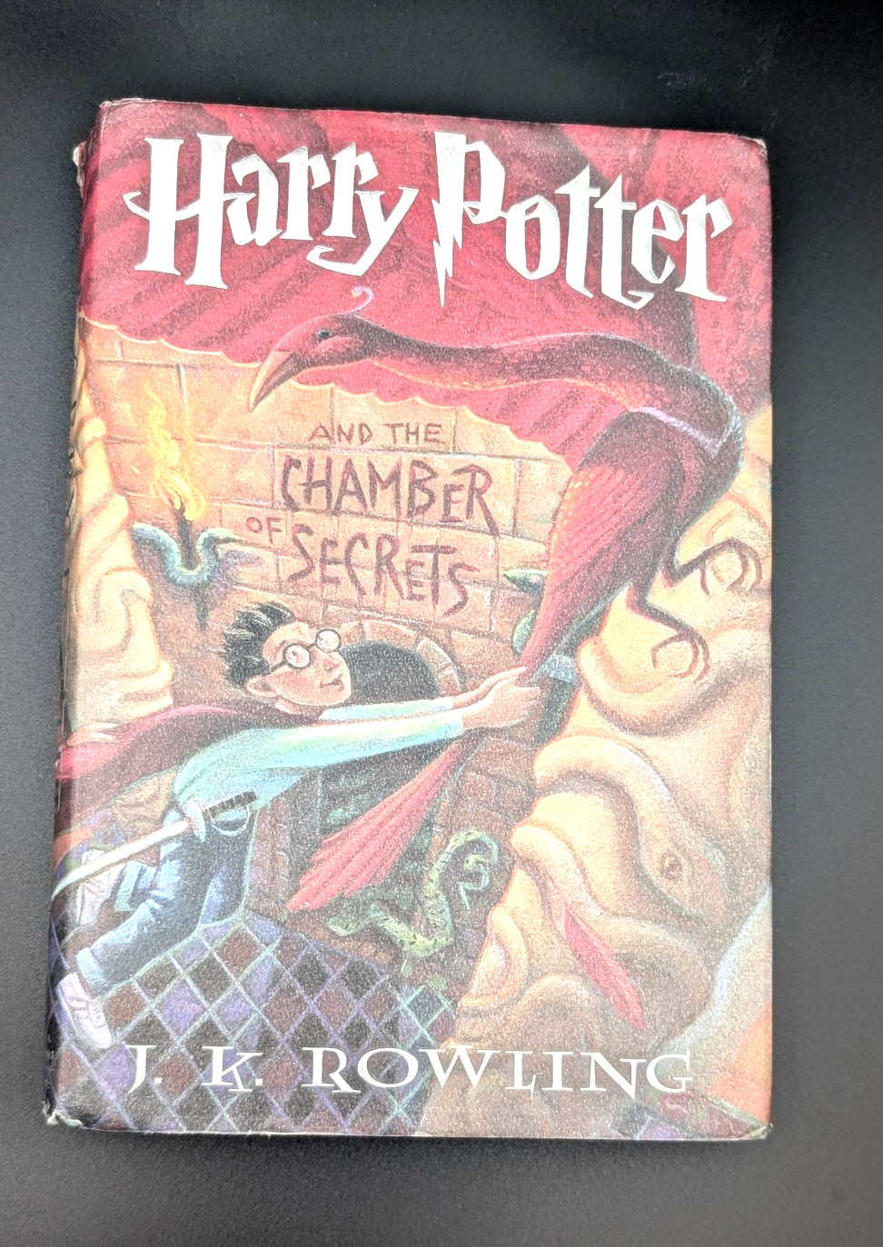 Harry Potter And The Chamber Of Secrets Hardcover Dust Jacket J.K. Rowling 1999