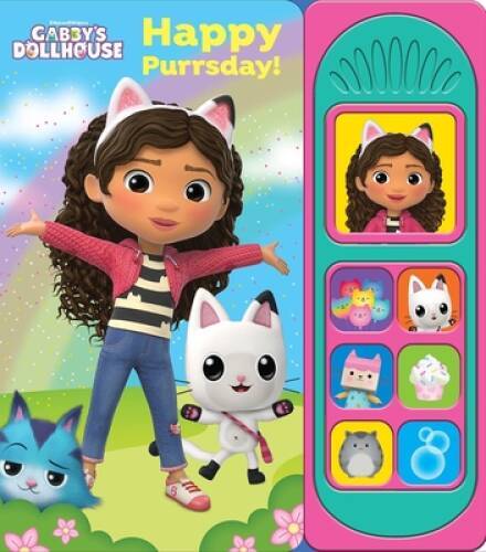 Gabbys Dollhouse – Happy Purrsday Little Sound Book – PI Kids – VERY GOOD