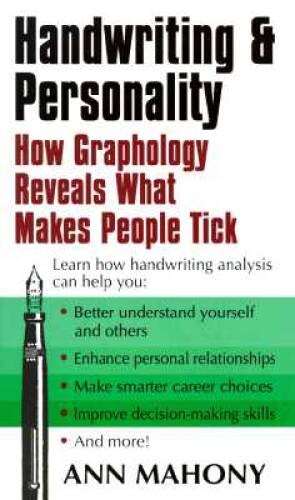Handwriting and Personality – Mass Market Paperback By Mahony, Ann – GOOD