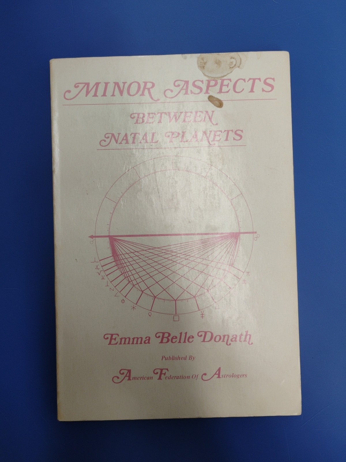 ASTROLOGY MINOR ASPECTS BETWEEN NATAL PLANETS, EMMA BELLE DONATH, AFA 1982