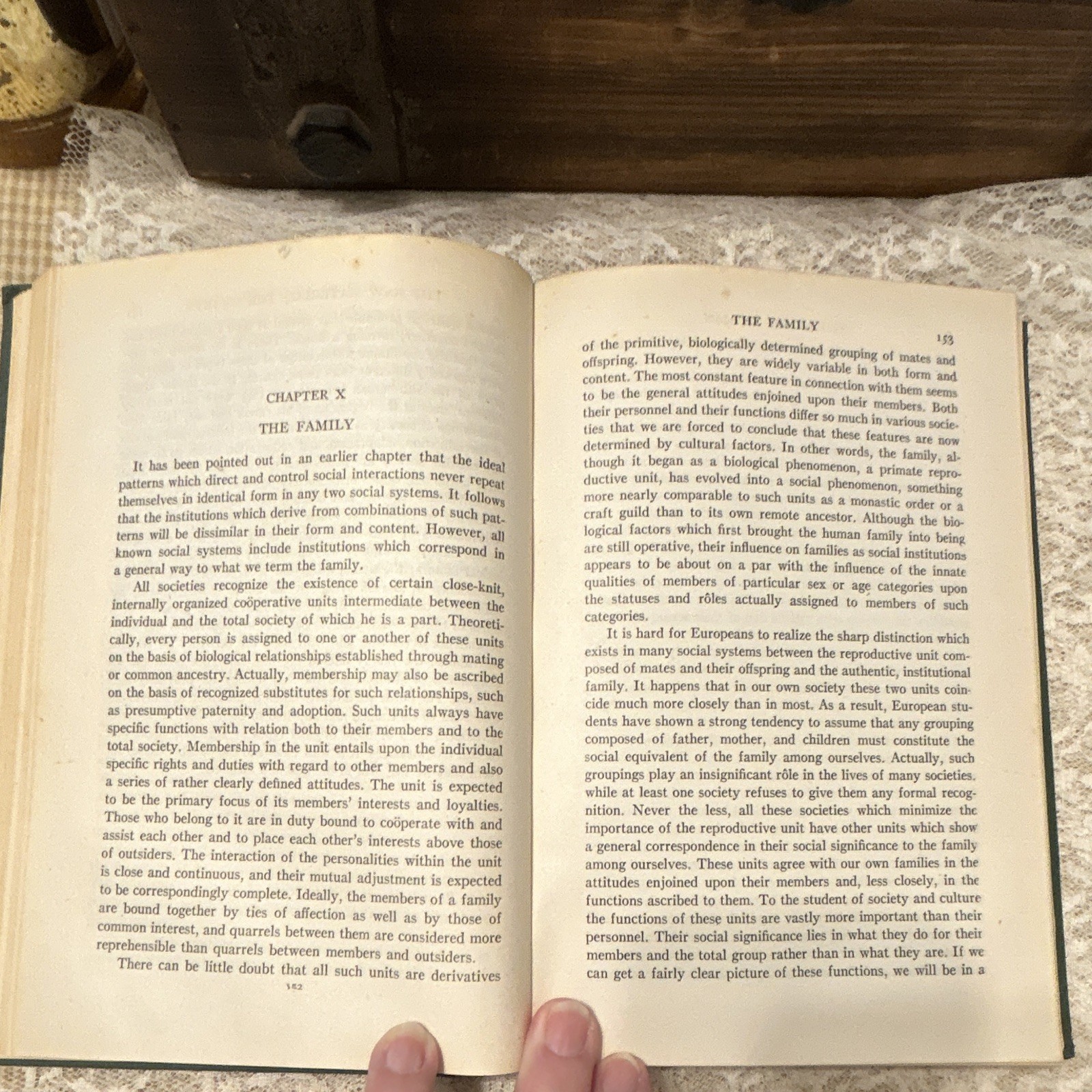 The Study of Man Ralph Linton HC Student Edition 1936 D. Appleton-Century