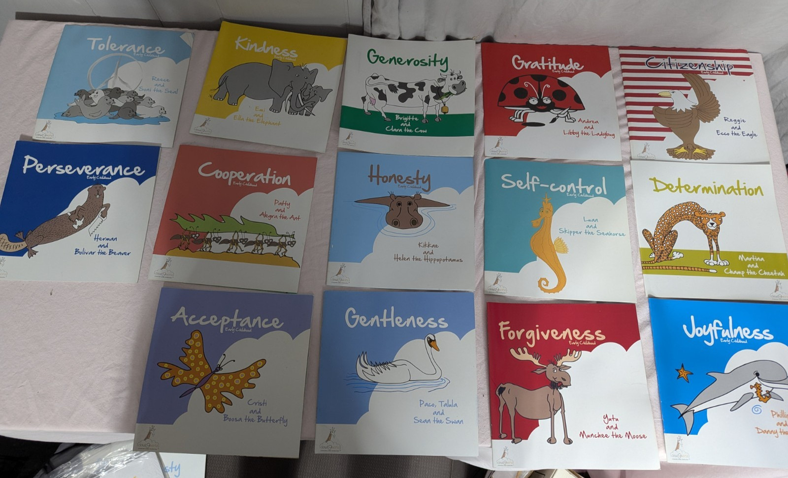 14 lot Early Childhood Cloud 9 world character books tolerance honesty kindness