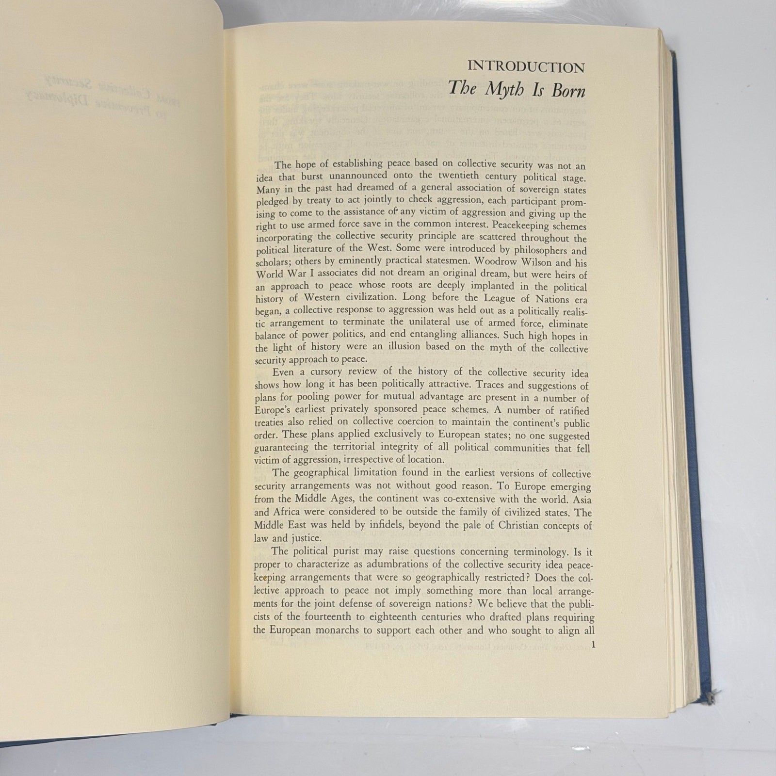 From Collective Security to Preventive Diplomacy 1965 Larus HC Wiley